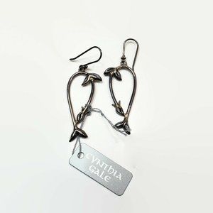 Cynthia Gale Sterling Silver Floral Motif Earrings